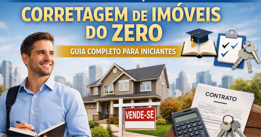Como começar na corretagem de imóveis do zero