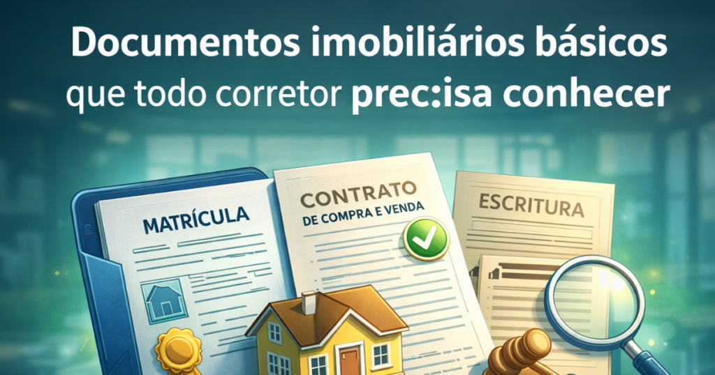 Documentos imobiliários básicos que todo corretor precisa conhecer